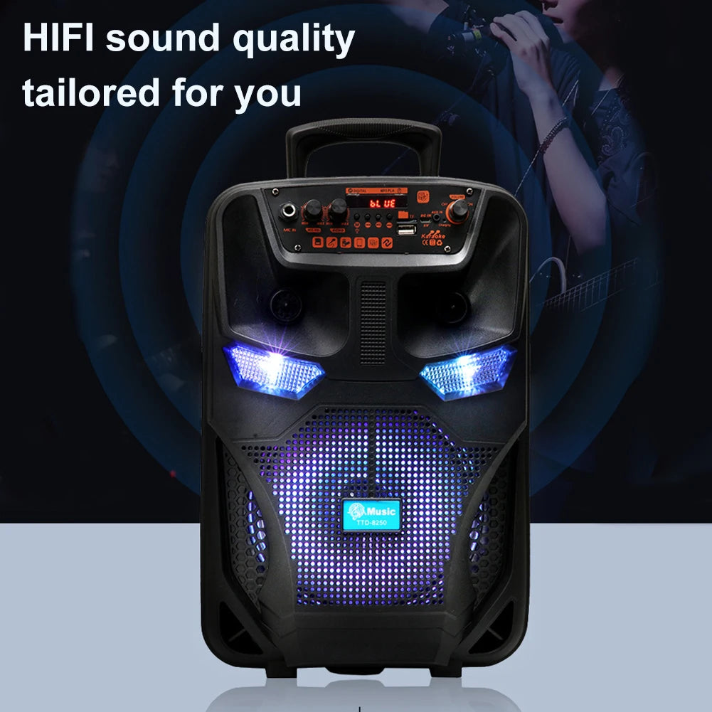 Bluetooth Speaker Sound Box Loud Speaker Support FM Radio Stereo Sound System Speaker - Ruwan audio