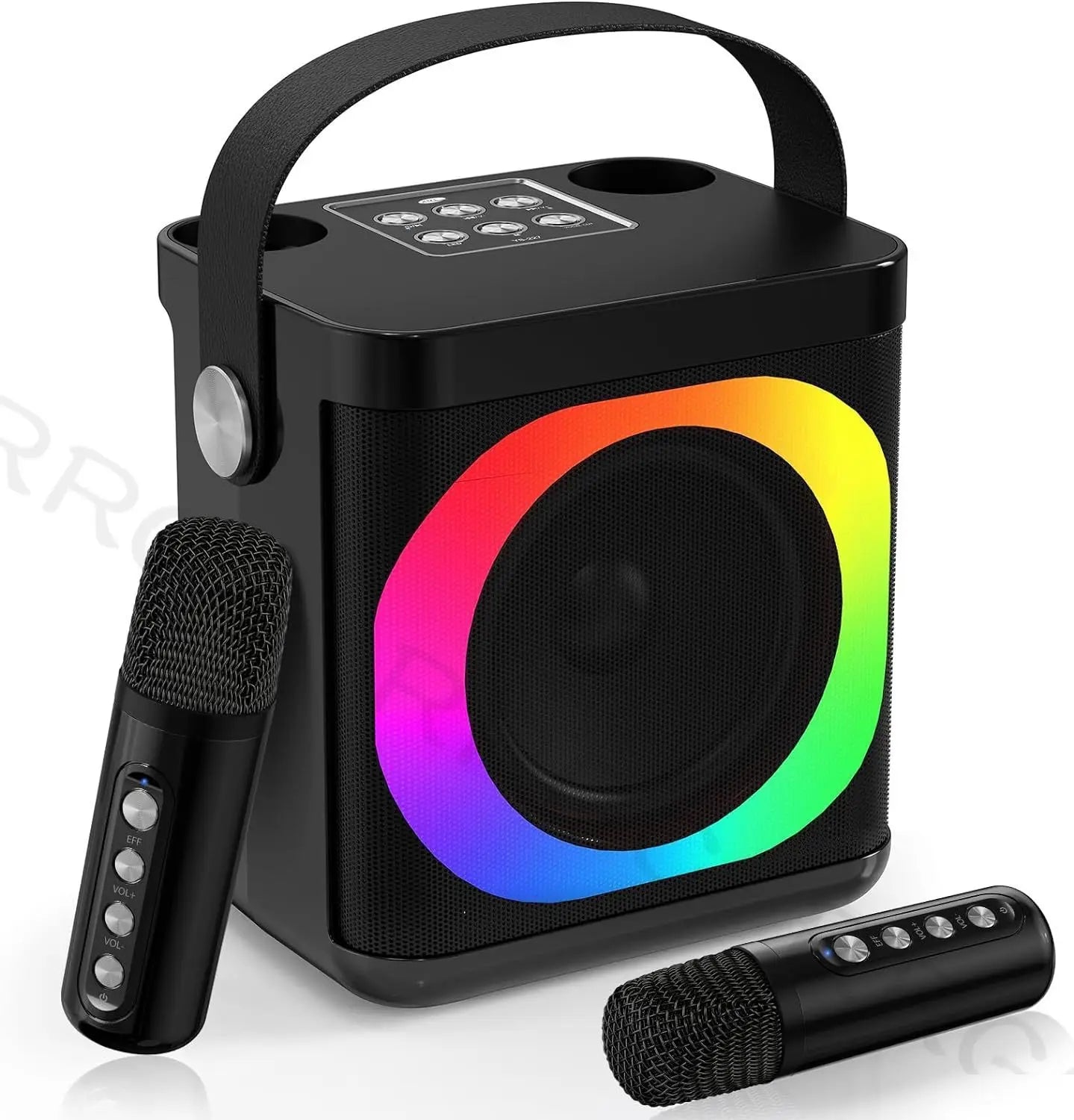 High Power Karaoke Bluetooth Speaker Portable Wireless Subwoofer Supports for Home Party - Ruwan audio