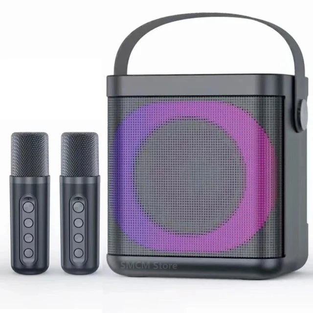 100W High Power Sound Wireless Portable Microphone Bluetooth Speaker  Family Party Karaoke Subwoofer Boombox - Ruwan audio