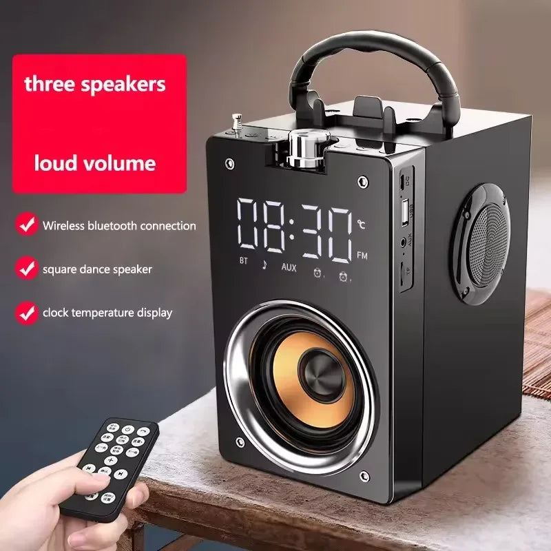 Super Bass Bluetooth Speakers Portable Stereo Subwoofer Music Center Support AUX TF FM Radio HIFI BoomBox - Ruwan audio