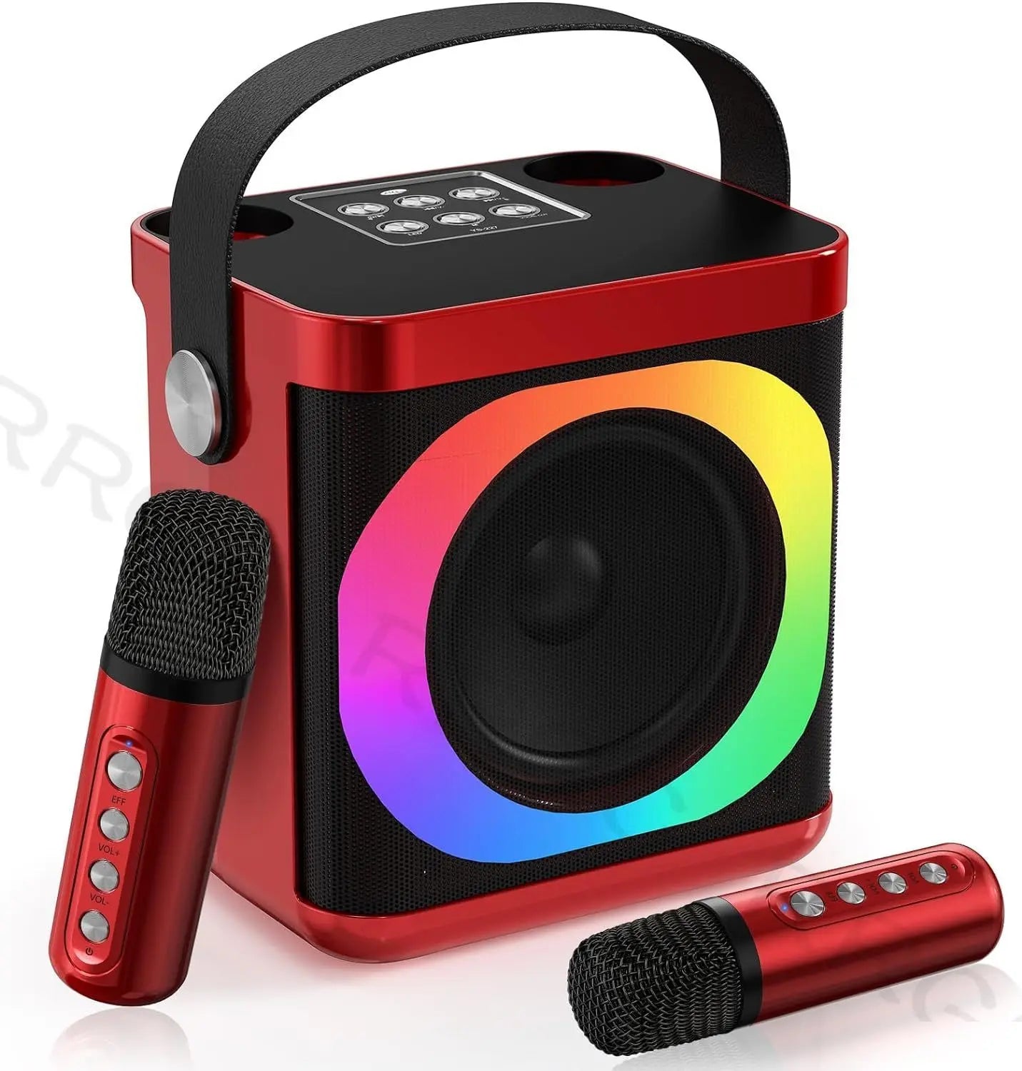 High Power Karaoke Bluetooth Speaker Portable Wireless Subwoofer Supports for Home Party - Ruwan audio