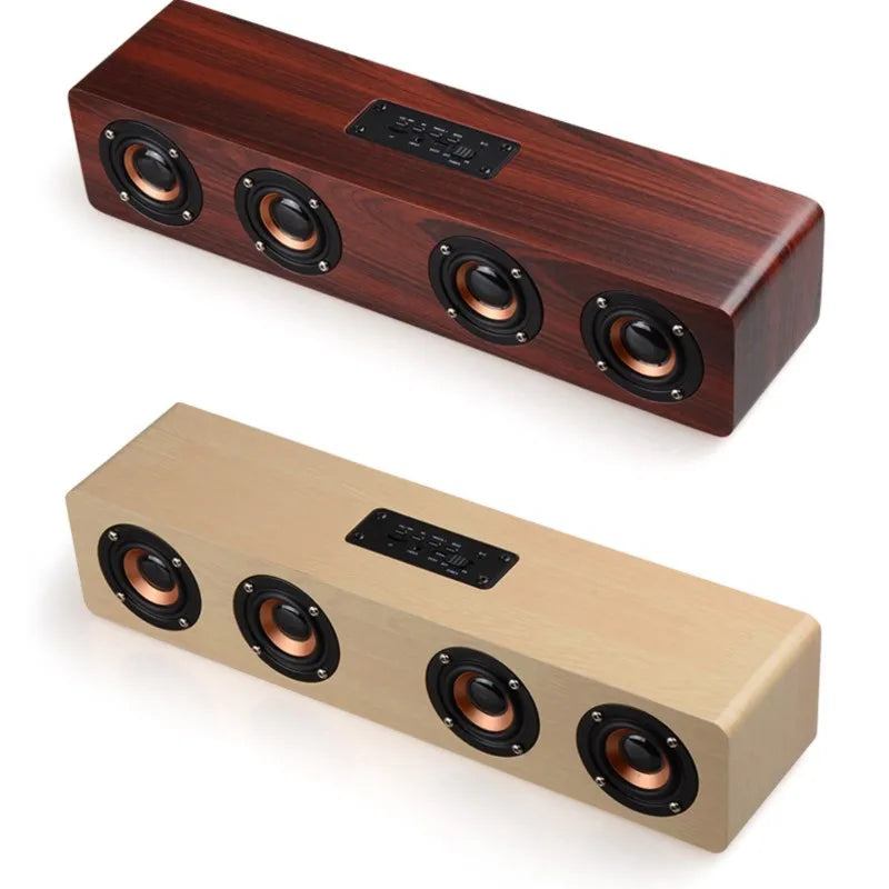 Wooden Wireless Bluetooth Speaker Home Computer Mobile Phone TV  Sound Equipment - Ruwan audio