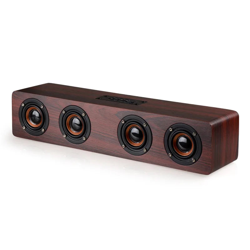 Wooden Wireless Bluetooth Speaker Home Computer Mobile Phone TV  Sound Equipment - Ruwan audio